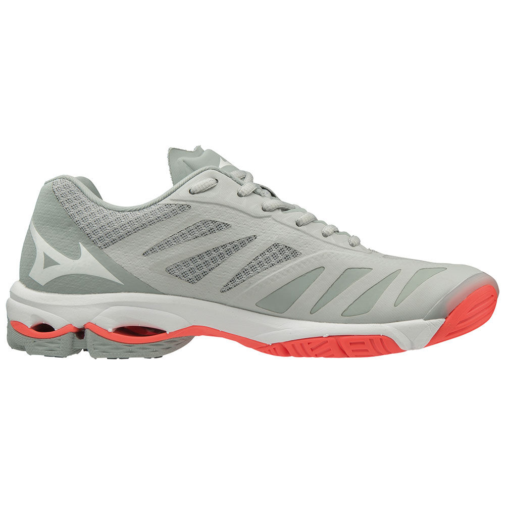 Damske Volejbalove Tenisky Mizuno WAVE LIGHTNING Z5 Siva/Biele Vypredaj KLNJ73580